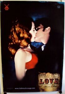 Moulin Rouge Orignal Poster Nicole Kidman Ewan McGregor Windmill Love Pose Kiss