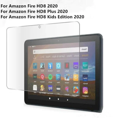 Tempered Glass Screen Protector for All-New Amazon Fire HD8, Fire HD 8 Plus 2020 - Image 1 of 3