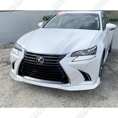Parachoques delantero estilo V2 pintado blanco estilo Lexus serie GS 2016-2019 alerón labio Foto 1 de 4