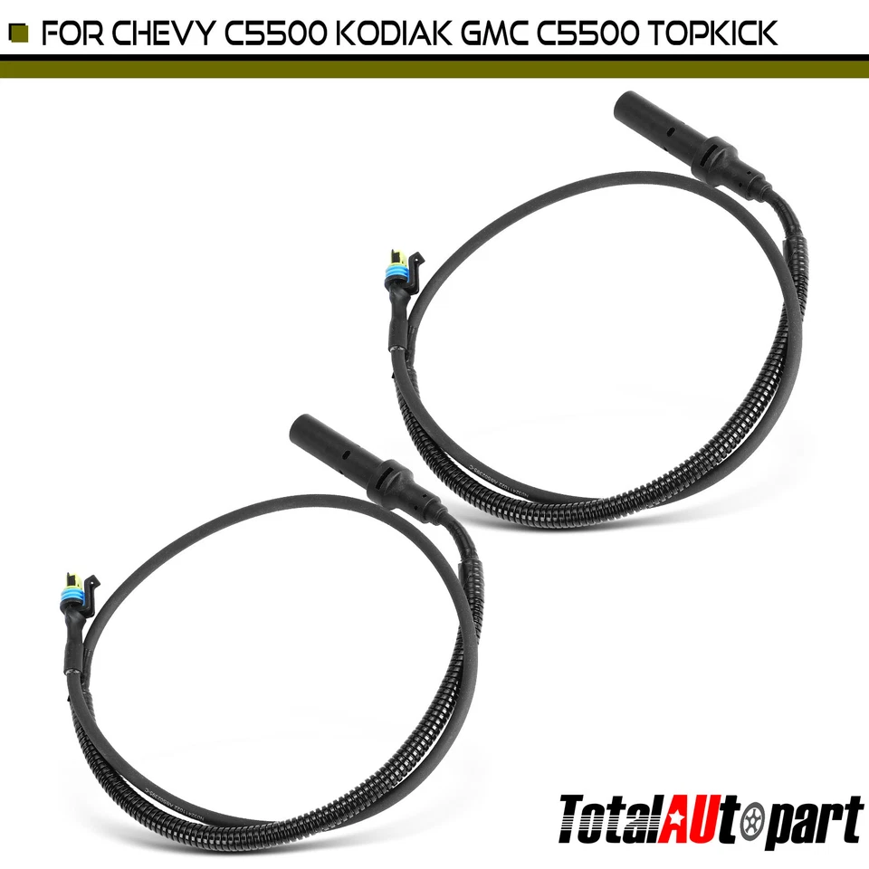 2x Sensor de velocidad de rueda ABS para Chevrolet C4500 Kodiak GMC delantero izquierdo y derecho Foto 1 de 4