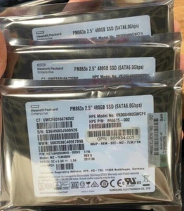 HPE SM863a 2.5" 480GB SSD (SATA 6.0Gbps Solid) MZ7KM480HMHQ-000H3 MZ-7KM480N - Afbeelding 1 van 1