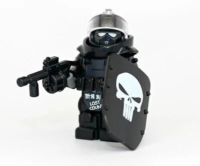 Crânio personalizado Juggernaut Army Assault Soldier feito com minifigura LEGO® real - Imagem 1 de 2