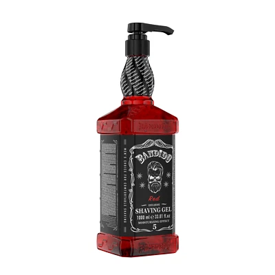 Bandido Shaving Gel Red 1L Daily Post Barber Shaving Gel Men's shaving gel Bulk