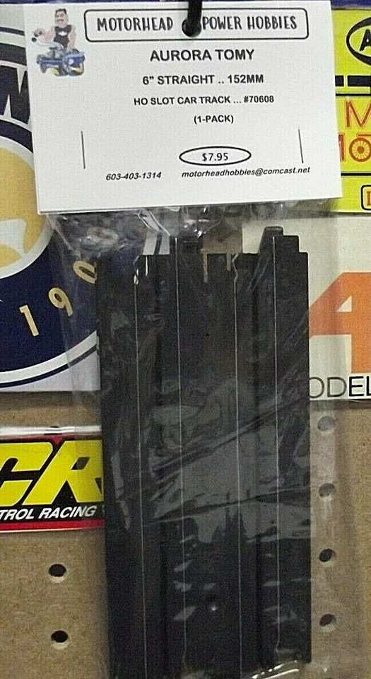 AURORA TOMY, 6" RECTO, HO SLOT CAR TRACK, #70608, (1 PAQUETE) Foto 1 de 1