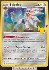 Carte Pokemon SOLGALEO 021/025 Holo Célébrations 25ans FR Near Mint