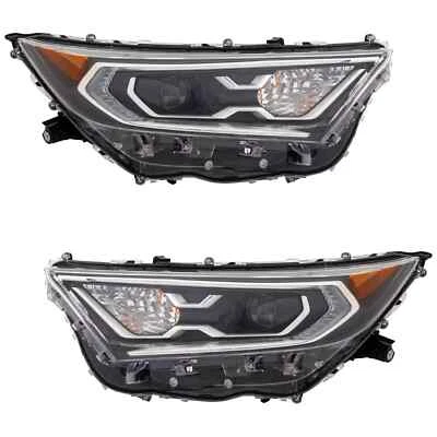 Fit 2019 2020 2021 2022 Toyota RAV4 Hybrid LED Headlight Assembly Pair LH + RH Foto 1 de 4