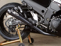 M4 Performance Exhaust dual GP Slip-Ons compatible with 2010-2019 Kawasaki Z1000 Ninja 1000 KA9022-GP