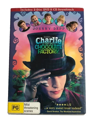 Charlie And The Chocolate Factory DVD Movie 2005 - Image 1 of 4