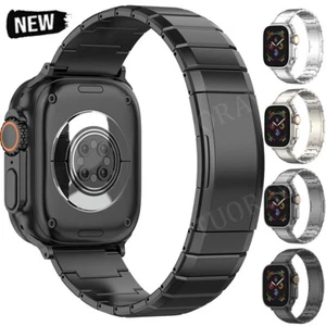 Titanium Metal Band Strap For Apple Watch Series 10 9 8 7 6 5 SE Ultra 2 38-49mm - Picture 1 of 16