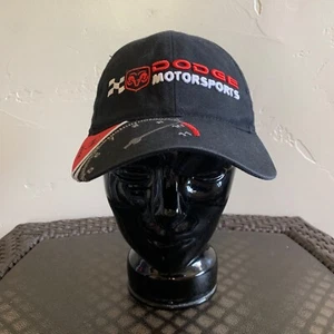 Dodge Motorsport Embroidered Adjustable Baseball Style Cap Black Red Size OS - Picture 1 of 7