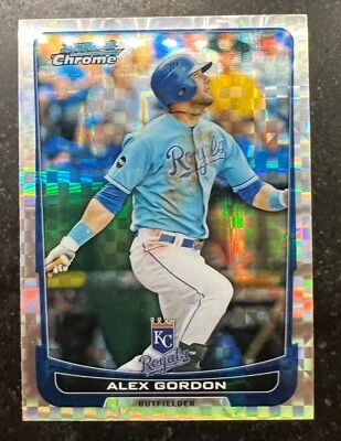 2012 Bowman Chrome X-Fractor Alex Gordon #40 - Image 1 of 2