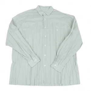 ISSEY MIYAKE MEN Wrinkle Pleated Long Sleeve Shirt Size 4(K-132676) - Picture 1 of 12