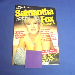 A People Special Samantha Fox A Double Life 1986 - Magazine - Bild 1 von 6