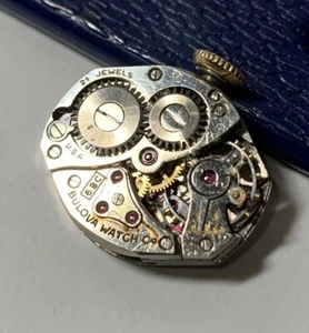 Bulova 1949 Damas 21 Joyas Movimiento Cal 6BC Premio de la Academia Dial Manecillas ¡Piezas! - Imagen 1 de 9