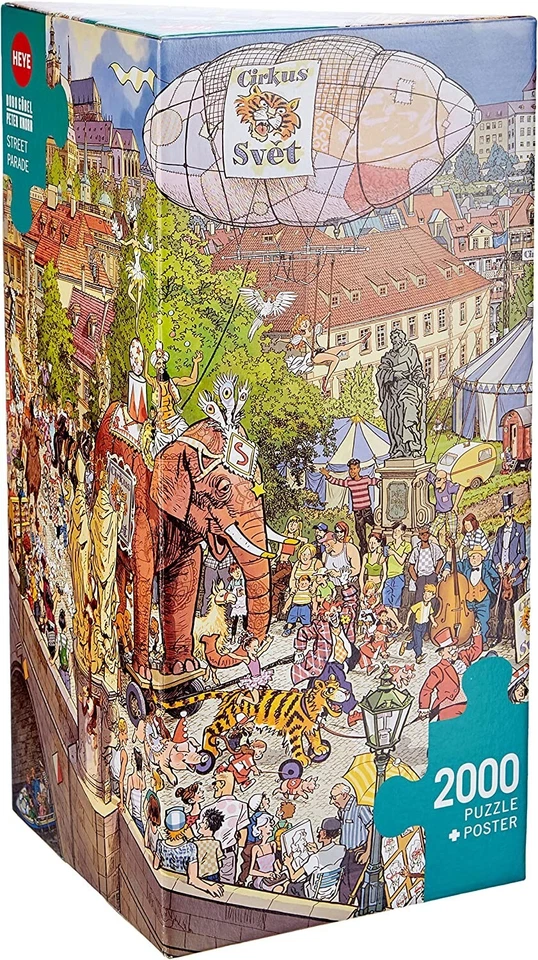 2000 Pieces Jigsaw Puzzle Heye Gobel and Knorr Street Parade 29926