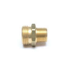 1//2NPT Female to 3//4 GHT Female ZKZX Brass Pipe to Hose Fitting,1//2 NPT Female X 3//4 Hose Thread Female,Garden Hose Fitting to Pipe Fittings Connector Adapter 3pcs with Extra Rubber Washer 6pcs