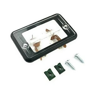 Kit de lente de luz de lámpara de matrícula trasera Land Rover Discovery 1 Serie II genuino - Imagen 1 de 3