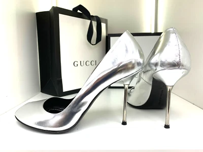 Icone Les Baisers des Etoiles 38 39 16cm Metal leather Sexy high heels pump - Photo 1/4