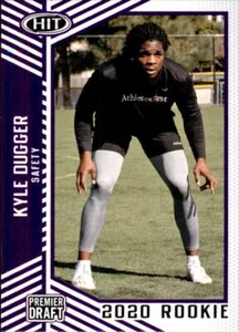 2020 SAGE HIT Premier Draft Purple #59 Kyle Dugger Lenoir-Rhyne - Picture 1 of 2