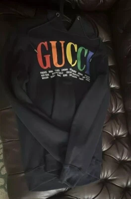 Sudadera con capucha Gucci Cities Rainbow Foto 1 de 2