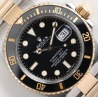 Rolex Submariner 116613LN 18k Yellow Gold & Steel Black Ceramic Bezel 40mm Watch