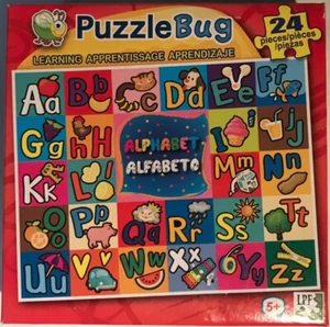 PuzzleBug - "Learning Alphabet" - 24 Piece Jigsaw Puzzle - Brand New - Sealed - Picture 1 of 3