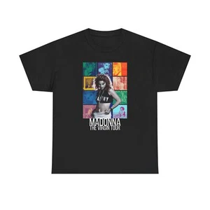 Madonna The Virgin Tour Heavy Cotton Tee - Madonna T-shirt, Gift for Madonna Fan - Picture 1 of 9
