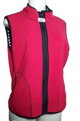 Studio Works Sports Petite Womens Reversible Fleece Vest Full Zip Sleeveless PXL - Image 1 of 4