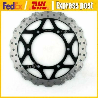 Front Brake Disc Rotor For Kawasaki Ninja EX250 250R 2008~12 Black EF2 - Image 1 of 3