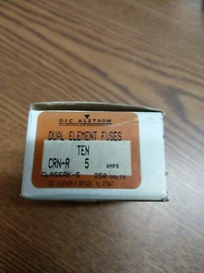 GEC ALSTHOM FUSES, CRN-R5, 250V(LOT OF 5) - Picture 1 of 4