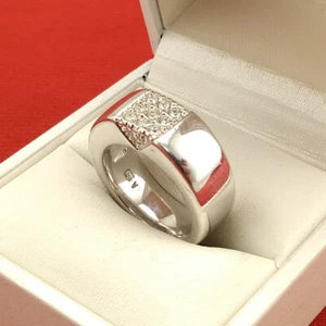 ⭐ Pierre Lang Ring Fingerring Damenring Perle Zirkonia Perle Silber f. 63 ⭐ - Bild 1 von 3