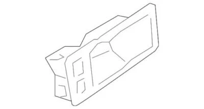 Bisel manija puerta derecha original Ford Lincoln MKZ Zephyr 2006-2009 6H6Z-5422621-AAA Foto 1 de 2