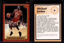 MICHAEL JORDAN 1991' TUFF STUFF Jr.   #6  CHICAGO BULLS  HOF 