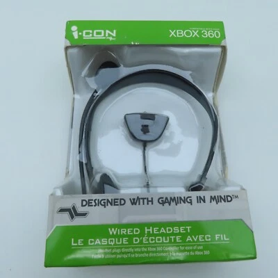 Icon ASD215 4ft. Wired Chat Headset For Xbox 360 - Image 1 of 4
