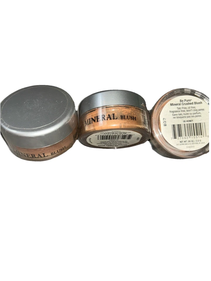 Rubor triturado mineral puro Jane Be ~05 miel~ SELLADO - ¡Paquete de 3!! Foto 1 de 1
