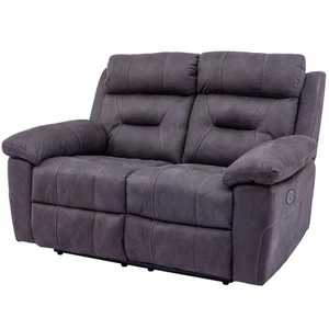 Sofa 2-Sitzer - grau - mit 2x elektrisch verstellbarer Relaxfunktion - 145 cm - Bild 1 von 4