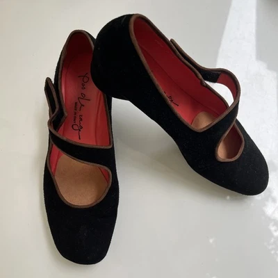 Zapatos negros Pas De Rouge 37 1/2 ¡Excelentes! Foto 1 de 4