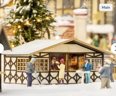 Noch Christmas Market Stall 14392 HO Scale - Image 1 of 3