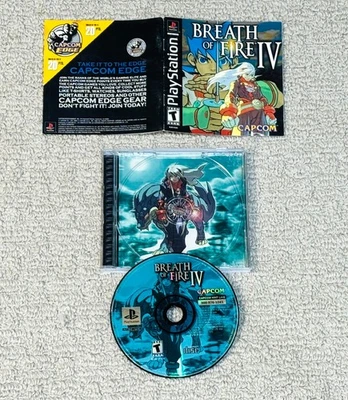 Breath of Fire IV, 4  (PlayStation 1, PS1) - Complete CIB - Tested - Authentic - Image 1 of 4