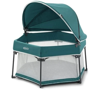 Berço portátil para bebê Graco Brixton Style cúpula de viagem - Imagem 1 de 4