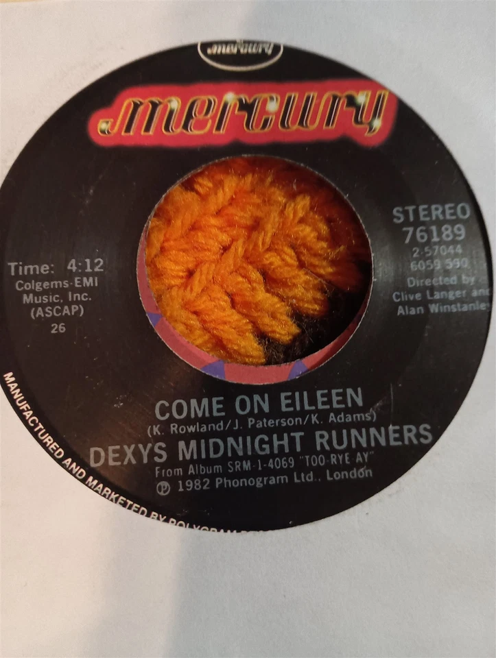 Dexys Midnight Runners, Come On Eileen ~ 1982 Mercury 45 - Image 1 of 1
