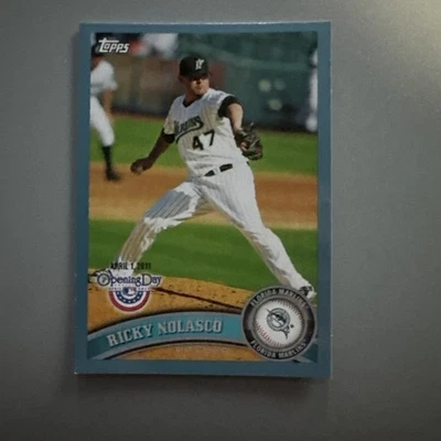 2011 Topps Opening Day azul #211 Ricky Nolasco #’d 1475/2011 Foto 1 de 4