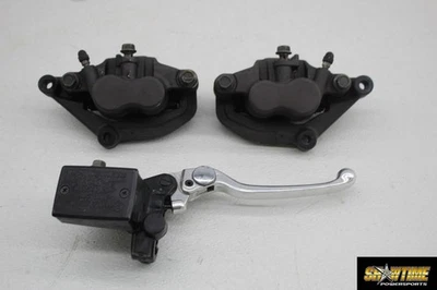 04-06 JUEGO PINZA FRENO DELANTERO DERECHO IZQUIERDO YAMAHA FZ6 PAR PINZAS PALANCA MAESTRA Foto 1 de 4