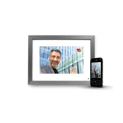 PhotoShare Gallery 10.1” WiFi Digital Photo Frame | Send Photo or Video fr - Image 1 of 4