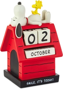 Hallmark Perpetual Calendar, SNOOPY & WOODSTOCK Calendar, Calendar Blocks, No... - Picture 1 of 12