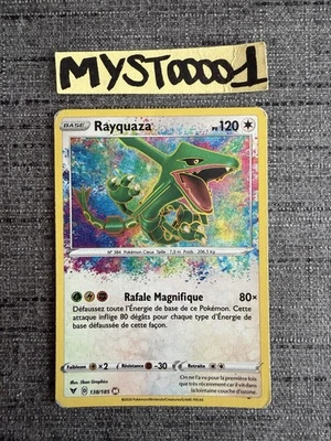 Carte Pokémon Rayquaza 138/185 Amazing Voltage Éclatant Français Occasion - Photo 1/4