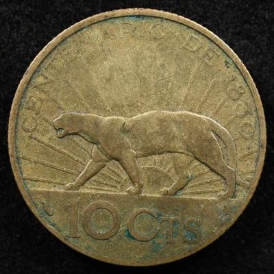 Uruguay 10 Centesimos 1930, Coin, Inv#H903 - Image 1 of 2