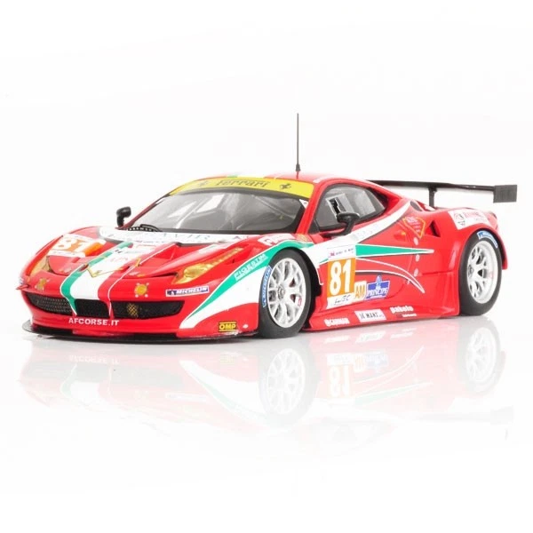 Minichamps 1:43 FERRARI 458 ITALIA GTE PRO #81 AF CORSE 24H LE MANS 2012 FUJIMI Foto 1 de 3