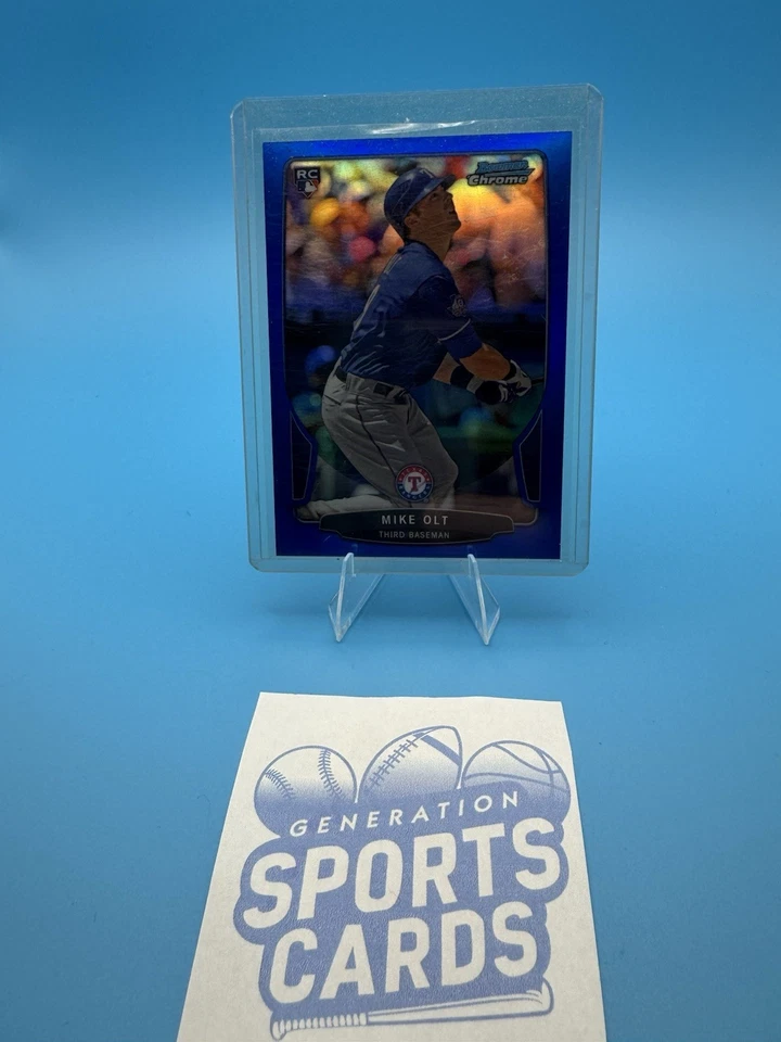 2013 Bowman Chrome - Mike Olt #83 Blue Refractor /250 (RC) - Image 1 of 2