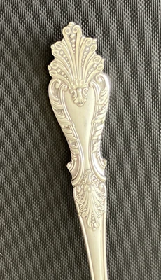 RARO 1896 - 8" TENEDOR DE SERVIR - ROGERS & HAMILTON "RAPHEAL" Patrón Plato de Plata Foto 1 de 4